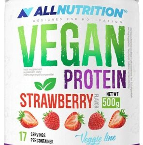 Allnutrition vegan protein 500 g - jahoda