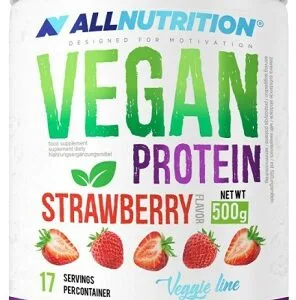 Allnutrition vegan protein 500 g - jahoda