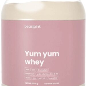 Beastpink protein yum yum whey 1000 g - bílá čokoláda/kokos
