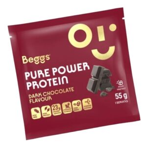 Beggs pure power protein 55 g - dark chocolate