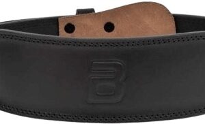 Biotechusa bodybuilding kožený opasek černý - m