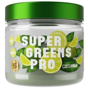 Czech virus super greens pro v2.0 360 g - limetkový fresh + czech