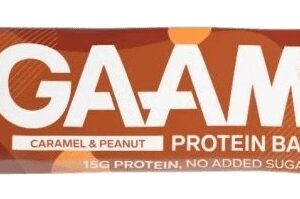 Gaam proteinová tyčinka 45 g - caramel peanut