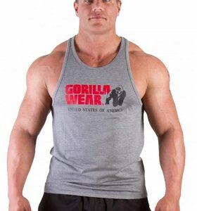Gorilla wear pánské tílko classic tank top gray - m