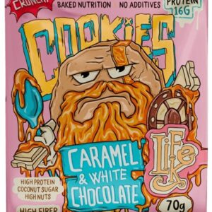 Lifelike cookies 70 g - karamel a bílá čokoláda