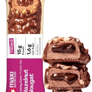 Maxi nutrition creamy core protein bar 45 g - lískový oříšek/ nugát
