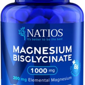 Natios magnesium bisglycinate 1000 mg + b6 90 kapslí
