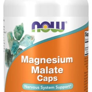 Now foods magnesium malate (hořčík malát) 180 kapslí