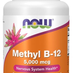 Now foods methyl b-12 5000 mcg 60 kapslí