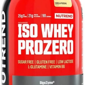 Nutrend iso whey prozero 2250g - vanilkový puding