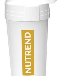 Nutrend šejkr 700 ml průhledný se zlatým logem