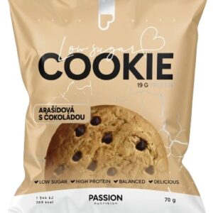 Passion nutrition cookie 70 g - arašídy/čokoláda