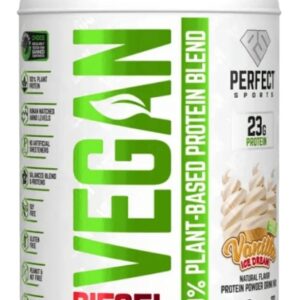 Perfect sports diesel vegan 100% plant based protein 700 g - vanilka