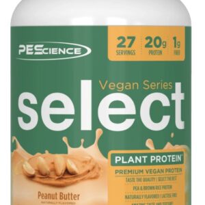 Pescience vegan select protein 837g - peanut butter