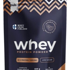 Puls nutrition whey protein lactose free 550 g - dvojitá čokoláda