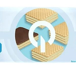 Qnt protein wafer 35 g - vanilkový jogurt