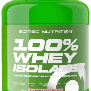 Scitec 100% whey isolate 1816 g - jahoda/ bílá čokoláda