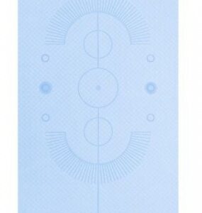 Spokey mandala jóga podložka - modrá