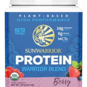 Sunwarrior protein warrior blend 375 g - lesní plody