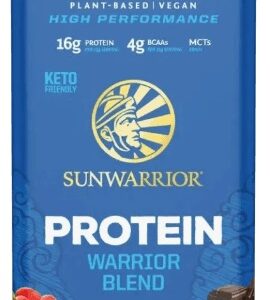 Sunwarrior protein warrior blend 750 g - čokoláda