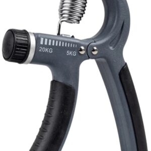 Yate posilovač prstů plastové kleště nastavitelné 5-20 kg - černá