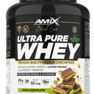 Amix black line ultra pure whey protein 1000 g - dubai chocolate