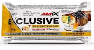 Amix exclusive protein bar 40 g - carribean punch