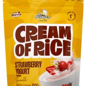 Amix mr.poppers cream of rice 1000 g - strawberry yogurt