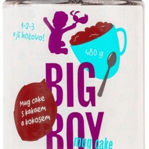 Big boy mug cake - kakao a kokos 480 g výprodej 7.5.2026
