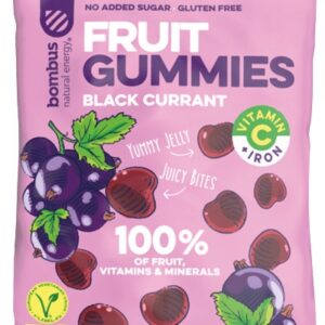 Bombus fruit gummies 35 g - černý rybíz