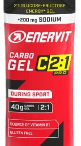 Enervit carbo gel c2:1 pro 60 ml - bez příchuti se sodíkem
