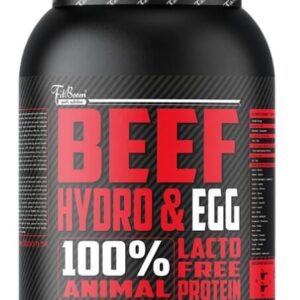 Fitboom hydro beef & egg protein 1000 g - karamel