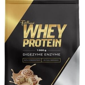Fitboom whey protein 80 % 1000 g - skořicová rolka