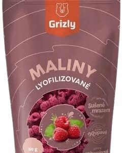 Grizly lyofilizované 50 g - maliny