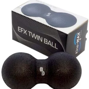 Kine-max masážní dvojmíček twin ball - černý