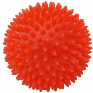 Kine-max masážní míček ježek 9cm - červená