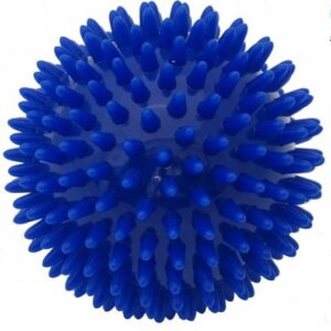 Kine-max masážní míček ježek 9cm - modrá