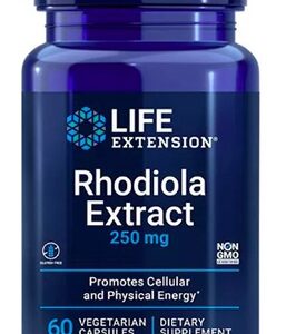 Life extension rhodiola extrakt 250 mg 60 kapslí