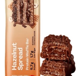 Maxi nutrition waffle protein bar 39 g - karamelová pomazánka