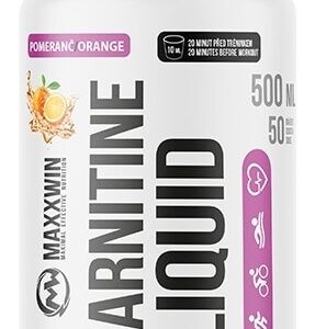 Maxxwin l-carnitine liquid 500 ml - pomeranč