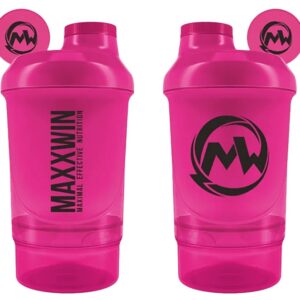 Maxxwin šejkr 300+150 ml - růžová