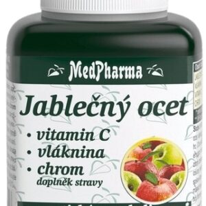 Medpharma jablečný ocet+vlák.+vit.c+chrom 107 tablet