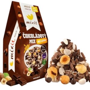 Mixit müsli classic čokoládový mix bez lepku 430 g