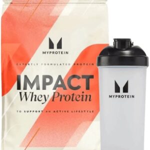 Myprotein impact whey protein 2500 g + šejkr 600 ml zdarma