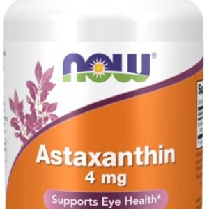 Now foods astaxanthin (astaxantin) 4 mg 60 vegetariánských kapslí