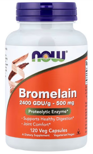 Now foods bromelain 2400 gdu 500 mg