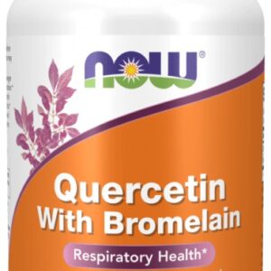 Now foods quercetin & bromelain 120 kapslí