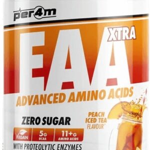 Per4m eaa xtra 420 g - broskvový ledový čaj