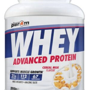 Per4m whey protein 2010 g - cereální mléko + protein bar low sugar 62