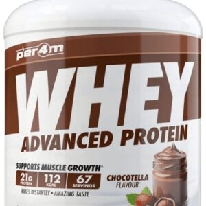 Per4m whey protein 2010 g - chocotella + protein bar low sugar 62 g